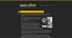 Desktop Screenshot of nano-silver.de