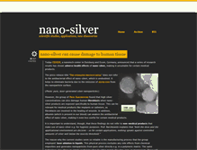 Tablet Screenshot of nano-silver.de